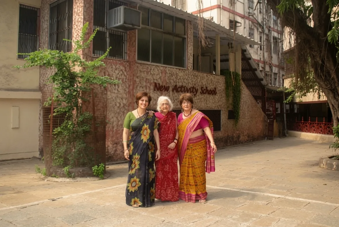 Long-serving members of the New Activity School team at the campus