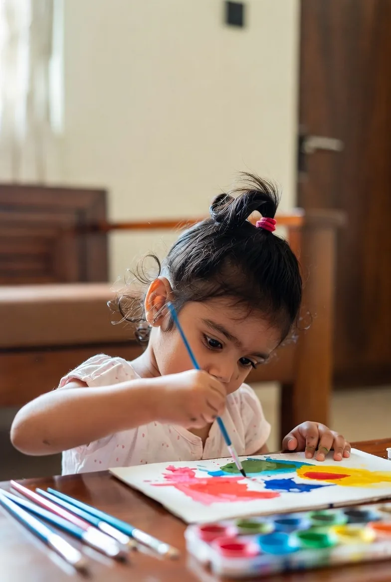 Nursery stage at New Activity School